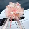Guirnalda Larga Transfronteriza 30 # 50 # 70 # Hilo de Nieve Letras Flor de Bola de Guirnalda/Flor de Regalo de Cinta Decoración de Coche de Boda
