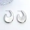Pendientes Geométricos en Forma de U de Gota de Agua, Diseño de Alta Gama, Pendientes Personalizados, Pendientes Populares Europeos y Americanos Transfronterizos de Amazon