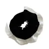 Sensación Perezosa ~ Hermoso Scrunchie de Encaje de Terciopelo Coreano para Mujer, Scrunchie de Gama Alta, Accesorios para el Cabello de Goma