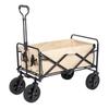 Carrito de camping para exteriores de 8 pulgadas, plegable, para picnic, pequeño, con remolque de empuje, carrito de compras, venta al por mayor, entrega en una sola pieza