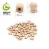 Mango Redondo de Madera para Tapa de Olla Redonda Mango Sólido de Madera para Cajón Tapa Resistente al Calor Perilla Superior Mango para Puerta de Gabinete Se Puede Personalizar con Muestras