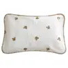 Almohada de Algodón Puro Clase A para Bebé Almohada de Trigo Sarraceno para Bebés Columpio Infantil Almohada de Algodón Transpirable Funda de Almohada Lavable