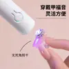 Luz Portátil para Arte de Uñas Miss Honey Almacenamiento Lámpara Portátil Pequeña de Secado Rápido Lámpara de Fototerapia Lámpara de Horneado de Uñas para Salones de Uñas