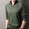 Suéter de Polar Hengyuanxiang para Hombre y Mujer 2024 Primavera y Otoño Nuevo Cuello Vertical Para Usar por Dentro Por Fuera Camiseta Base Deportiva Seca
