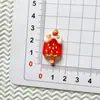 Juguetes de Paleta de Fruta Coloridos, Accesorios Creativos Hechos a Mano para DIY, Piezas Pequeñas de Resina de Pegamento de Crema, Materiales al por Mayor
