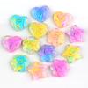 Corazón estrella de cinco puntas accesorios de resina diy pegamento crema accesorios para funda de teléfono llavero colgante material para collar diy