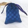 Nueva bolsa de franela a cuadros en línea bolsa multi-color para guardar joyas bolsa para empaque de regalo a mano personalización