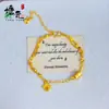 Pulsera de Trébol con Perlas Láser de Estilo Similar a Gold Store para Mujer, Joyería Versátil de Lujo Ligero con Temperamento a la Moda Personalizada