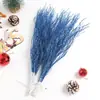 Decoración para Árbol de Navidad de Dragón con Barba Dorada y Purpurina de 42 cm, Fiesta de Año Nuevo, Navidad, Ramas de Alambre Curvo con Purpurina Dorada, Planta Artificial Multicolor