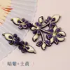 Botão de sapo Botões Qipao Chinês (Yingchunhua - Jasmim de Inverno) Botões Retrô Artesanais Decoração de Gola Estilo Étnico Acessórios Chiques