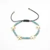 Amazon Wish Pulsera de Estrella de Mar Turquesa Natural Pulsera Ajustable Versátil Hecha a Mano con Cuentas de Piedra Natural