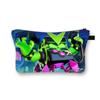 2025 Nuevo Bolso Cubo Salvaje Estudiante Bolsa de Cosméticos Niños Dibujos Animados Bolsa Pequeña Portátil Casual Cremallera Portatarjetas