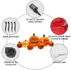 Set Inflable de Calabaza de Halloween de 2.4 metros Transfronterizo con Luces LED para Jardín, Césped y Accesorios de Decoración para Fiestas
