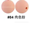 Contas de silicone 12MM contas redondas molares mordedor mastigável contas redondas soltas de silicone DIY colar acessórios de joias