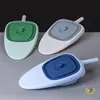 Orinal de Enfermería Mejorado con Mango Largo Tipo Pendiente para Pacientes Mayores, Postrados en Cama o Paralizados, para Orinar y Defecar en la Cama, Cuidado en la Habitación