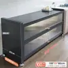 Estante de Almacenamiento para Cocina, Gabinete Lateral de Almacenamiento para Comedor de Pizarra de Pie, Banco de Trabajo Multifuncional, Gabinete de Almacenamiento Integrado Montado en la Pared