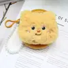 Sanrio Ins Monedero Kurome Peluche Colgante de Bolso Tarjetero Cordón de Perlas Billetera Pequeña para Mujer Monedero