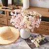 Danika Flor de Pessegueiro Artificial Flores Verdes Plantas Verdes Atacado Decoração de Casamento Artesanato Estilo INS Fabricante de Flores de Simulação Transfronteiriça