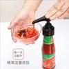 Botella con Boquilla Dosificadora de Salsa de Ostras Boquilla Presionable Cabezal de Bomba para Botella Dosificadora Bote de Aceite Boquilla para Salsa de Tomate Almacenamiento de Aceite Control de Aceite Artefacto para Control de Aceite