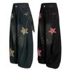 Pantalones Casuales de Algodón con Patchwork de Personalidad de Moda Callejera Europea y Americana 2025 para Mujer Pantalones Scimitar Suministro al por Mayor 10