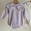 Bebê Primavera Grande Gola Bolsa Roupa de Fazer Cocô Estilo Coreano Roupa Infantil Meninas Manga Longa Harem Primavera Bebê Triângulo Macacão de Engatinhar Roupa de Primavera