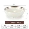 Tazón de melamina para ramen tazón comercial para sopa de fideos de arroz tazón para avena de desayuno tazón para fideos de res tazón japonés tipo cuerno de sombrero tazón para sopa de fideos