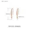Pendientes de plata de ley 925, accesorios hechos a mano, con perla de jade, hebilla de seguridad, clip para la oreja, accesorios de bricolaje