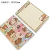 Bloc de Notas con Pinza A5 Rilakkuma, No Adhesivo, Papel Grueso de 100g, Diseño de Alto Valor, Bloc de Notas Desprendible