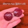 Placa de Mesa com Diagramas de Oito Trigramas e Cinco Elementos, Pássaro Vermilion Dourado Roxo de Alto Teor Natural, Pingente de Besta Suíça Kirin Fivela de Segurança Vermelha de Cinábrio para Homens e Mulheres