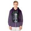 Camisa con cremallera para hombre, suéter con capucha y estampado de Halloween, cárdigan deportivo informal, moda europea y americana transfronteriza de Amazon