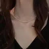 2026 Collar de Perlas de Vidrio Redondas Perfectas Más Vendido para Mujer, Accesorio de Cadena para Clavícula de Perlas Beige Estilo Nicho de Alta Gama