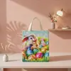 Bolsas laminadas no tejidas más vendidas transfronterizas, bolsas de mano tipo tote de la serie de conejos para vacaciones infantiles, bolsas de regalo para cumpleaños infantiles