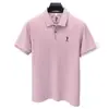 2026 Nuevo Estilo de Verano Camisa Polo para Hombre de Manga Corta para Hombres de Mediana Edad Casual de Negocios Color Sólido Bordada Cuello Camisero Camiseta de Manga Corta para Hombre
