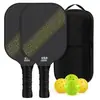 Set de Rackets de Pickleball Avanzados de Grado Profesional de Fibra de Vidrio Personalizado Racket de Pickleball Pickleball