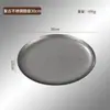 Lujo Ligero Retro Placa de Acero Inoxidable 304 Placa Dorado Nieve Disco Dorado Plato Plano Bandeja Estilo Industrial Plato de Cena de Alto Valor