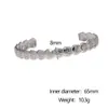 Pulsera de Acero Inoxidable de Venta Caliente Transfronteriza para Mujer, Moderna, Sencilla y Versátil, Lujo Accesible de Oro de 18K, Pulsera de Acero de Titanio de Gama Alta