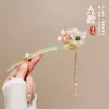 Presilha de Cabelo Nova Estilo Chinês para Crianças, Presilha de Cabelo com Borla Estilo Antigo para Meninas, Presilha de Jade, Acessório de Cabelo Tradicional Chinês Hanfu