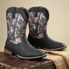 Botas Vaqueras Occidentales de Nuevo Estilo con Bordado, Botas de Montura de Caña Alta Vintage para Hombre, Botas de Trabajo Versátiles de Moda 29010