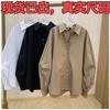 Moda Nueva Primavera y Otoño Estilo Coreano Simple Color Sólido Linterna Manga Larga Camisa Versátil Básica