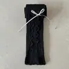 Leggings Delgados para Niña de Primavera/Otoño con Lazos, Medias Base de Nueve Puntos, Medias de Encaje Dulce Estilo Princesa para Bebé