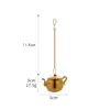 Colador de Té de Acero Inoxidable 304 Tetera Pequeña Creativa Dorada Infusor de Té de Flores Colador Filtro de Té Fabricante Mayorista