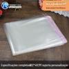 Saco autoadesivo OPP 22 * 40CM saco de embalagem transparente saco de roupas atacado Yiwu fornecimento direto da fábrica 5 seda 100 pcs