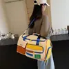 Bolsa de viagem para viagens curtas para mulheres, bolsa grande, bolsa transversal, bolsa fofa para maternidade, bolsa de mão para viagem de negócios, pode ser acoplada a uma mala de rodinhas
