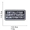 Parches bordados al por mayor transfronterizos, insignias bordadas rectangulares, parches decorativos en inglés para chaqueta de trabajo retro americana