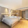 Móveis de Hotel Yunjue Quarto Padrão Conjunto Completo para Quarto de Hóspedes Apartamento Pousada Hotel Cama de Casal Móveis de Painel Personalização