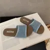 Sandalias tejidas caladas de fondo plano sin cordones para mujer, calzado de verano para exteriores, nuevas sandalias bohemias de viaje de vacaciones 2026 para mujer