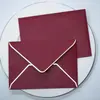 Envelope de Borda Dourada Transfronteiriço Em Estoque Capa para Envelope de Convite em Papel Perolado Fabricação de Capa para Cartão de Membro Sacola Envelope Impressão Personalizada