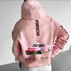 Sudadera para hombre con estampado de tranvía