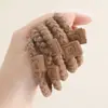 Nueva Banda para el Cabello de Celebridad de Internet Cuerda para el Cabello de Oso Banda Elástica Alta para el Cabello Adorno para la Cabeza Funda de Cuero Banda Elástica Banda para la Cabeza Duradera para Mujer