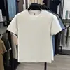 2026 Nueva Ropa para Hombre Cuello Redondo Verano Delgado Manga Corta Camiseta Versátil Moderna Chaleco para Hombres Jóvenes y de Mediana Edad